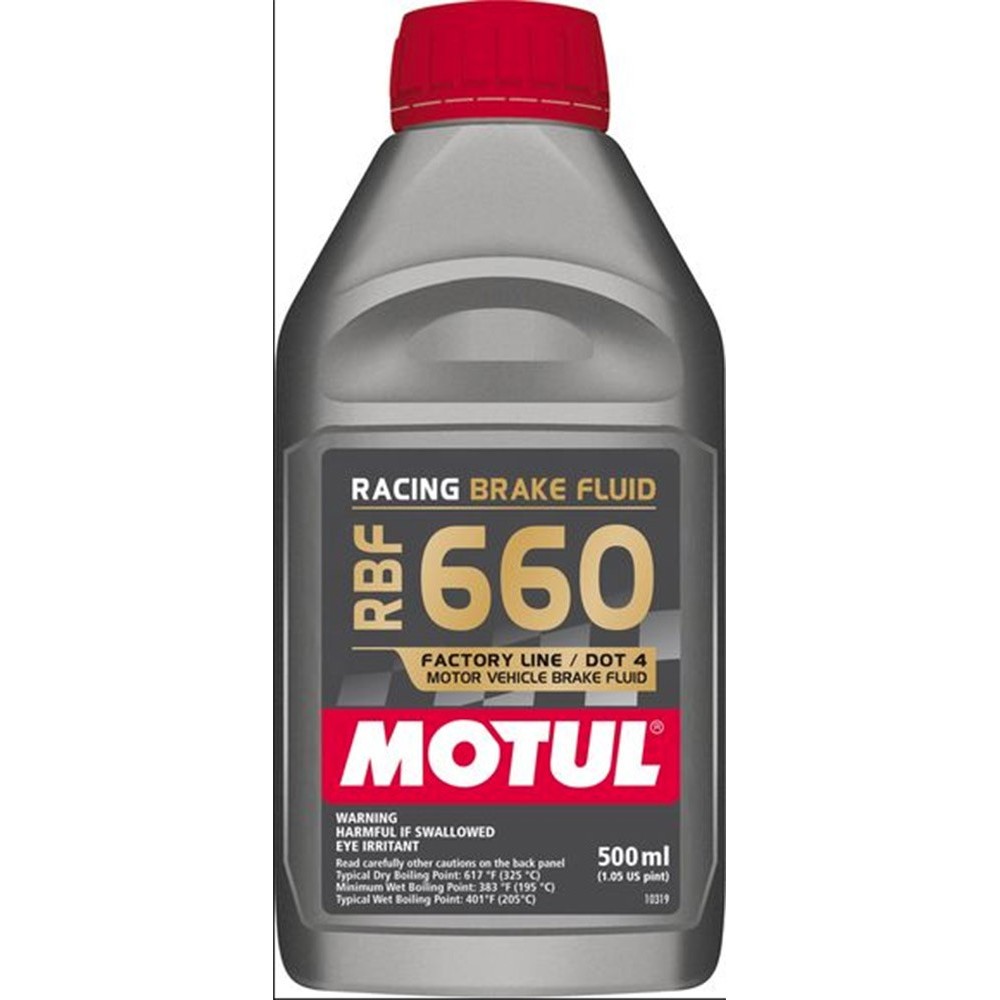 Motul Brake Fluid - 660 Racing DOT 4 Brake Fluid (500mL)