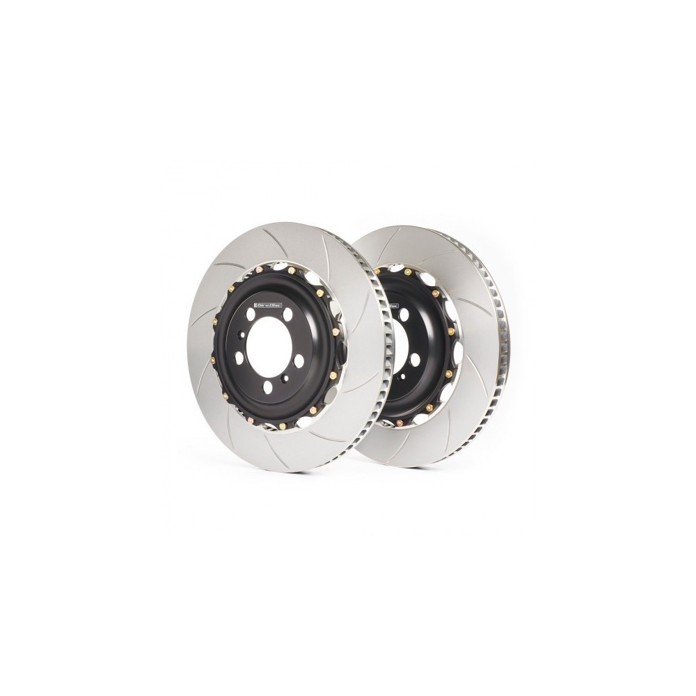 GiroDisc Rear Brake Rotor Kit Slotted A2-049B - Porsche