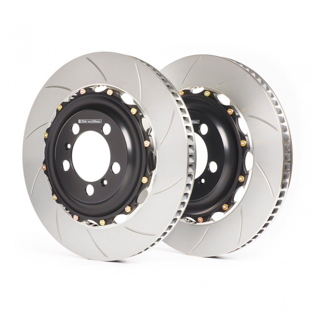 GiroDisc Rear Brake Rotor Kit Slotted A2-103 - Porsche