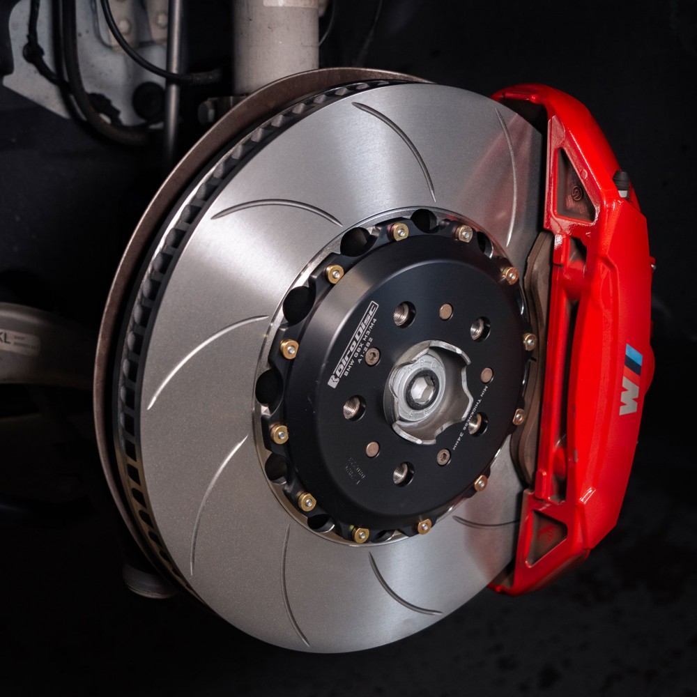 GiroDisc Front Brake Rotor Kit Slotted A1-282 - BMW