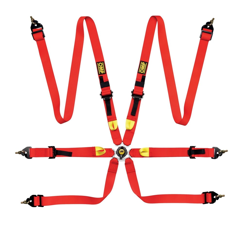 OMP First 2 Entry Level 6pt Safety Harness FIA 8853-2016