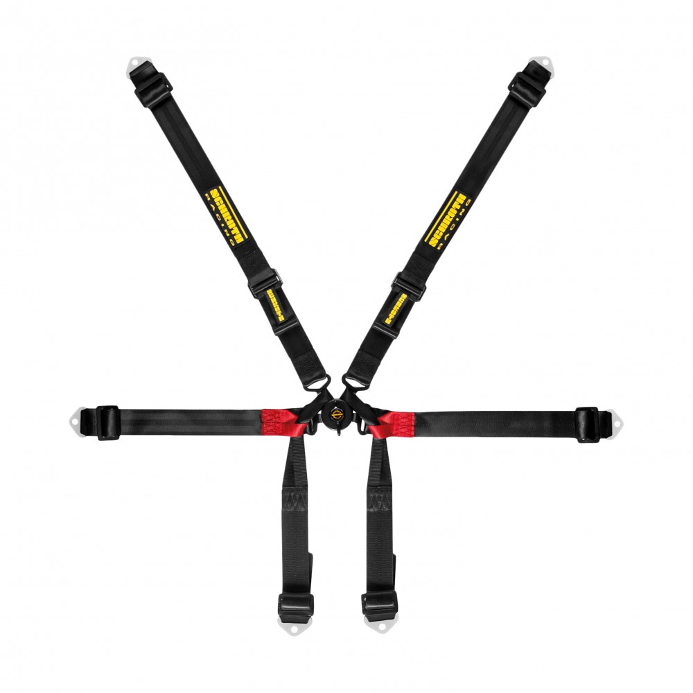 Schroth Harnesses - Formula 2x2 6-Point Belts - 2in Lap, No Adjustable Sub, All Bolt-in - FIA8853-2016